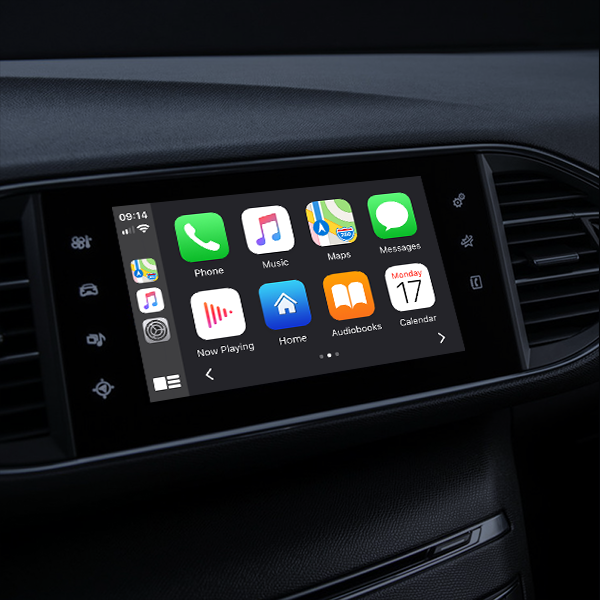 CarPlay/Android Auto/Mirroring pour Peugeot 208 2008 308 408 508 Citroen C3 C4 C5 SMEG/MRN 2014-2016 